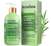 Kovilea Hair Growth Shampoo with Rosemary and Biotin for Women and Men, Natural Formula for Thickening and Regeneration, Strengthening Shampoo with Tree Mint