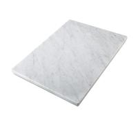Koville Italian Carrara Marble Cutting Board for Kitchen, 16x12inch Large Hand Crafted Marble Slab for Cheese, Charcuterie, Pastry Board - Wedding Gift, House Warming Gift