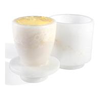 Koville Marble Butter Keeper White Handmade French Butter Holder For Kitchen Counter Decor, Stone Butter Dish Butter Container & Crock for Kitchen, Handmade Butter Crock For Spreadable Butter Ideal
