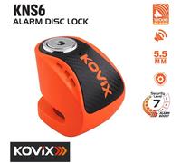Kovix Overlord KNS6 Moto Motorcycle Motorbike Alarm Disc Lock Orange - 6mm Pin
