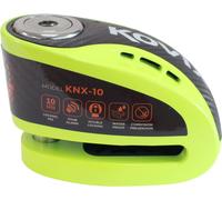 Kovix KNX10 10mm 120db Alarm Disc Lock - Fluo Green