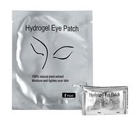 Eyelash Extension Eye Pad, 100 Pairs Under Eye Pads, Lint Free DIY False Lash Extension Beauty Makeup Hydrogel Gel Eye Patches with Transparent Cosmetic Bag