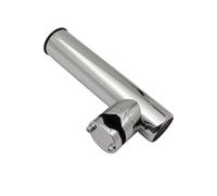 KOVNISE 1 Pc Boat Rod Holders Silver Adjustable Sea and Yacht Fishing Rod Barrel Universal Fit Kit Durable 316 Stainless Tournament Style Clamp on Fishing Rod Holder