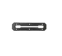 KOVNISE Kayak Track Multifunctional Plastic Expansion Rail Slide Base Fixed Rail Bracket Kayak Assault Boat Inflatable Boat, for Fishing Rod Brackets, Fishing Clawers, Cup Holders, Anchors (9 inch)