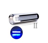 KOVNISE LED Underwater Light for Boats 316 Stainless Steel Boat Transom Mount Light, Waterproof LED Lights/Marine Lights 10-30V，for Stern Interior Navigation Deck Courtesy Night Fishing (Blue)