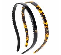 KOVOLITU Glasses Headbands No Pressure No Headache Comfortable Fashion Thin for Women Sisters Girls Gifts Black Turtle 2 Pack