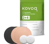 KOVOQ 2pcs Reusable Hard-Shell Protective Covers for FreeStyle Libre 1 2 3 Sensors - Durable, Reusable, Easy to Apply