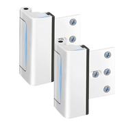 KOVOSCH 2 Pack Home Security Door Lock Reinforcement, Childproof Door Reinforcement Lock Withstand 800 lbs for Inward Swinging Door, Door Security Lock to Prevent Unauthorized Entry, White