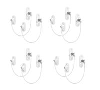 KOVOSCH Window Restrictor Locks for Kids Window Restrictors UPVC Baby Security Window Locks with Screws Keys for Baby Child Children Safety (8PK)