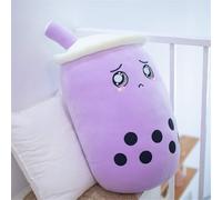KOWAKA Bubble Tea Cup Plush Toy Soft Stuffed Boba Mile 35cm,Laughing