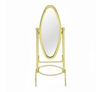 kowaku 1:12 Scale Floor Mirror Realistic Design Dollhouse Clothes Rack Mirror Small Size