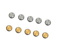 kowaku 10 Pieces Flute Plugs 7 mm Portable for Beginners Key Cover Gold Flutes Repair Part Music Instrument Accessories