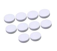kowaku 10 Pieces Foam Cylinders Craft Material, Supplies, Lightweight, Prop,Ornament Foam Circles White for DIY Crafts,Arts, 7.5cmx7.5cmx2.5cm