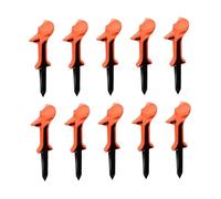 kowaku 10 Reusable Golf Ball Holders, Professional Equipment, Lightweight And Wear-Resistant, Orange
