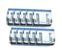 kowaku 10x Trouser Leg Fixing Clips Trouser Leg Shortening Clip, Pant Length Adjustment, Anti Dragging, Pants Hems Clips, Blue Transparent