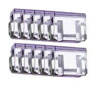 kowaku 10x Trouser Leg Fixing Clips Trouser Leg Shortening Clip, Pant Length Adjustment, Anti Dragging, Pants Hems Clips, Purple Transparent