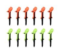 kowaku 12Pcs 10 Degree Golf Ball Tees Golf Tees for Golf Training Golfer Supplies