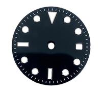 kowaku 28.5 mm Watch Dial Watch Face for 8215 2813 2836 8200 Movement Portable Stylish Repair Accessory Watchmaker Practical Metal, Black