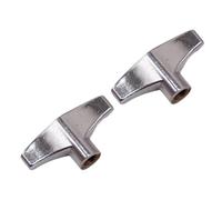 kowaku 2Pcs Drum Tuning Key Drum Wrench T Handle Portable Multiuse Hand Tool Drum Tuner for Musical Instruments Jazz Drum Parts, Single screw head