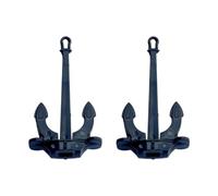 kowaku 2Pcs RC Boat Hall Anchors RC Boat Parts Simulation Nautical Model Components Mini for Model Ship Making for Adults and Kids, 2.3cmx4.1cm