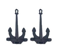 kowaku 2Pcs RC Boat Hall Anchors RC Boat Parts Simulation Nautical Model Components Mini for Model Ship Making for Adults and Kids, 1.6cmx2.4cm