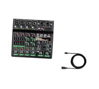 kowaku 48V 6 Channel Digital Processor Audio Mixer Stereo DJ Mixer Mixing