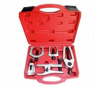 kowaku 5 Pieces Ball Joint Puller Steering Linkage Remover Tie Rod Separator Front End Service Tool Set Alloy Steel Build for workshops garage repair, Red