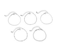 kowaku 5Pcs Gold Bracelets for Women Stackable Bracelets Tiny Trendy Chain for Valentine Thanksgiving Valentines Day Gifts Friends