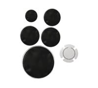 kowaku 5x Bass Drum Head Silent Mute Percussion Accessories Practical Drum Head Skin Professional for Stage Performance Beginners, Style B