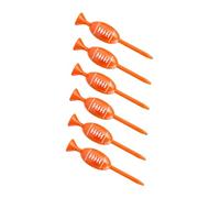 kowaku 6 Golf Tees, Lightweight Golf Ball Holder for Stable Hitting Distance, Golf Accessories for Men And Women, Exercise, Orange