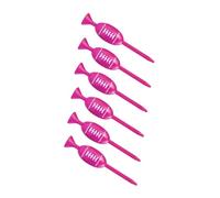 kowaku 6 Golf Tees, Lightweight Golf Ball Holder for Stable Hitting Distance, Golf Accessories for Men And Women, Exercise, Pink Purple