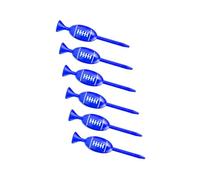 kowaku 6 Golf Tees, Lightweight Golf Ball Holder for Stable Hitting Distance, Golf Accessories for Men And Women, Exercise, Blue