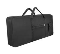 kowaku 61Key Keyboard Bag Electric Piano Case Backpack Thickened Handbag Shoulder Bag for Tour Performance Music Studio Concert, Black