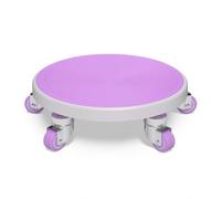 kowaku Abdominal Exercise Disc Quiet Ab Disc with Pad Floor-Friendly Abdominal Muscle Wheel for Beginners, Home Gym, Apartment, Array, Purple