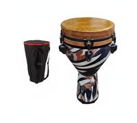 kowaku Acoustic Hand Drum African Percussion Mechanical Tuning Drumhead Easy to Learn Portable Drum Bag Included Suitable for Stage School Outdoor Adults Beginners, Camo Gold