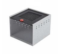 kowaku Acrylic Habitat Terrarium Reptile Breeding Box Animal Enclosure Cage with Mesh Ventilation Locking Lid Transparent Material Suitable for Children Office Decor, Stone Pattern