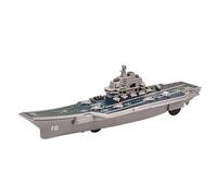 kowaku Aircraft Carrier Toy Naval Ship Model Realistic Sounds and Light with Fighter Warship Model for Kids Home Decor Gift