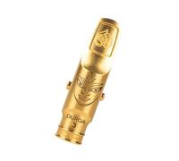 kowaku Alto Sax Metal Mouthpiece Saxophone Parts Brightly Saxophone Ligature Sax Ligatures Fastener for Exercise School Music Room, 6