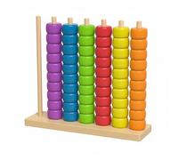 kowaku Arithmetic Beads Frame Stacking Sorting Counting Toy Preschool Educational Fine Motor Color Recognition Activity Suitable for Children Early Education Home