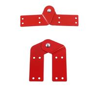 kowaku Attic Ladder Hinge for Pull Down Stair System Metal Step Folding Ladder Hinge Red, 2pcs