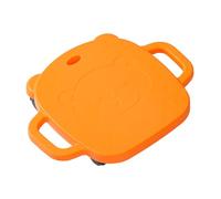 kowaku Balance Board with Wheels for Sitting on The Floor, Ideal for Parks And Outdoor Activities, Orange