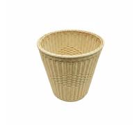 kowaku Basket Laundry Hamper Organizer Bin Container With Wicker Weave Polypropylene Construction Wide Opening To Move Suitable For bedroom hotel guesthouse, Off-white