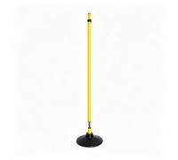 kowaku Basketball Training Pole Agility Training Stick Slalom Practice Post With Heavy Rubber Base Stable PVC Construction For Footwork Courses, 2kg Rubber Base + Telescopic Rod 4 Adjustable Heights