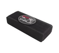 kowaku Bass Drum Stopper Pad Ensures A Firm Hold of The Bass Drum Double Kick Drum with Non-Slip Block And Stabilizing Core for Performances Music, Black