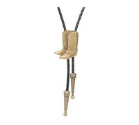 kowaku Bolo Tie Cowboy Necklace for Props Fancy Dress Holidays Anniversary Jacket, Bronze