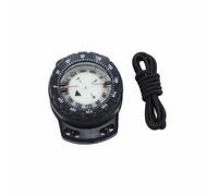 kowaku Bungee Compass Waterproof Complete Rotation bezelDegree Bezel Outdoor Gear for Divers, Black