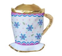 kowaku Candlelight Dinner Theme Costume Cosplay Outfit for Carnival Stage Performance, Tea Cup Shape