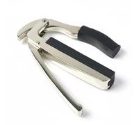 kowaku Capo Guitar Capo Quick Change Capo Fretboard Clamp With Metal Core And Silky Silicone Cushion For Reliable Clamping And Tone suitable for lessons songwriting rehearsals stage use, Silver