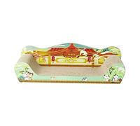 kowaku Cat Scratchers Cardboard Cat Scratch Bed Large Wide Prevents Furniture Damage Corrugated Lounge Couch Cat Scratching Board for Indoor Cats, 51cmx27cmx15cm