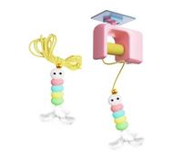 kowaku Cat Toys for Indoor Cats Door Hanging Exercise Self Playing Easy to Space Saving Automatic Movement Kitten Toys, Pink